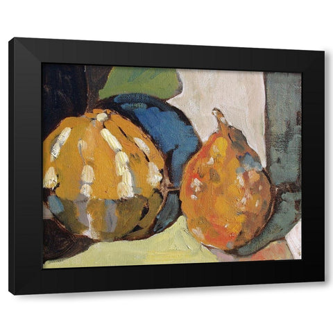 Pumpkin Still Life II Black Modern Wood Framed Art Print with Double Matting by Ferrell, Erin McGee