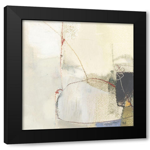 Pique VI Black Modern Wood Framed Art Print with Double Matting by Jachimiec, Sue