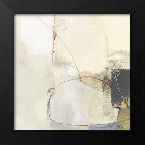 Pique VI Black Modern Wood Framed Art Print by Jachimiec, Sue