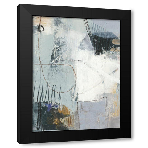 Joule I Black Modern Wood Framed Art Print with Double Matting by Jachimiec, Sue