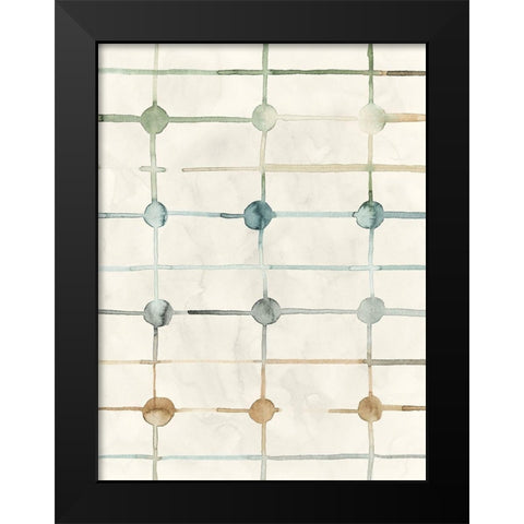 Simple Connections I Black Modern Wood Framed Art Print by Popp, Grace