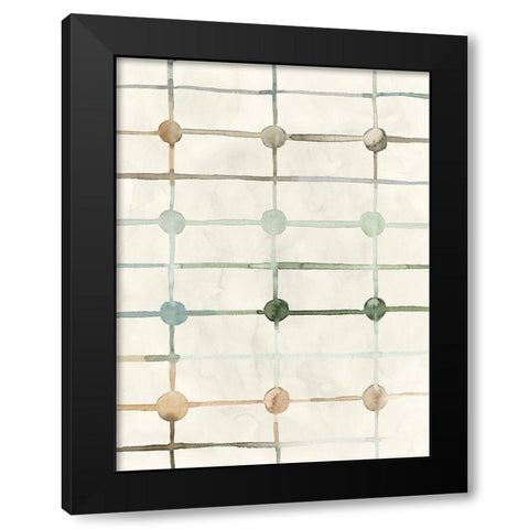 Simple Connections II Black Modern Wood Framed Art Print by Popp, Grace