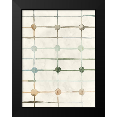 Simple Connections II Black Modern Wood Framed Art Print by Popp, Grace