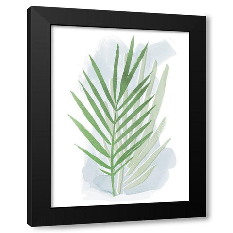 Palm Overlay I Black Modern Wood Framed Art Print by Popp, Grace