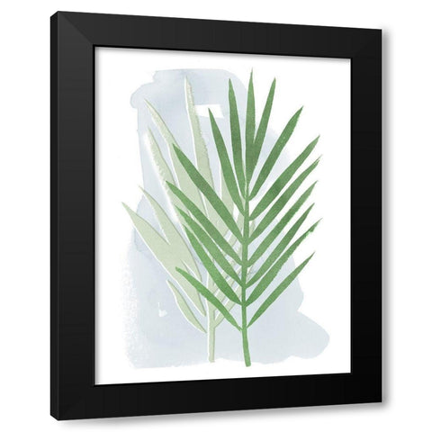 Palm Overlay II Black Modern Wood Framed Art Print by Popp, Grace