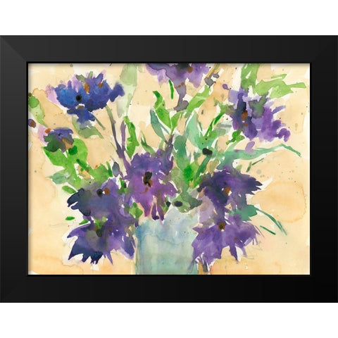 Floral Wild Thing I Black Modern Wood Framed Art Print by Dixon, Samuel
