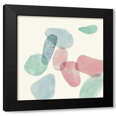 The Lightest Dreams I Black Modern Wood Framed Art Print with Double Matting by Wang, Melissa