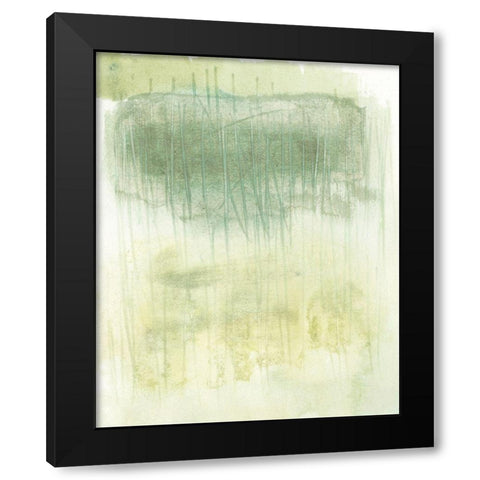 Verdant Falls I Black Modern Wood Framed Art Print by Goldberger, Jennifer