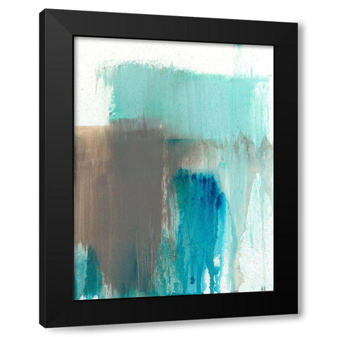 Serenity Falls II Black Modern Wood Framed Art Print by Goldberger, Jennifer