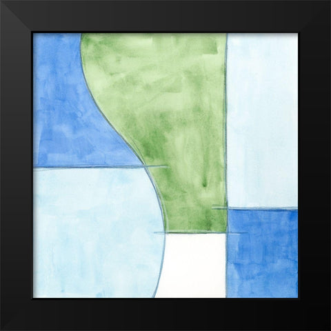 Patch III Black Modern Wood Framed Art Print by Holland, J.