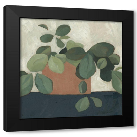 Jade Hoya I Black Modern Wood Framed Art Print by Scarvey, Emma