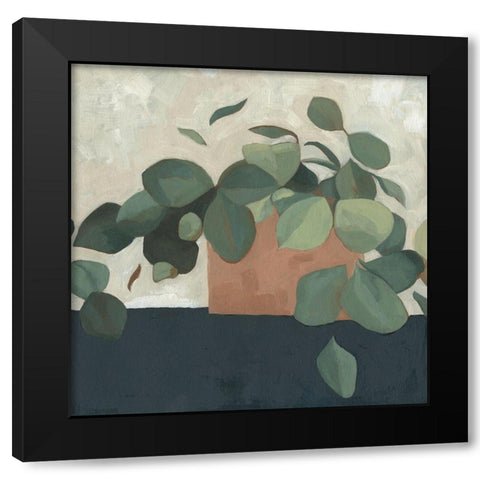 Jade Hoya II Black Modern Wood Framed Art Print with Double Matting by Scarvey, Emma