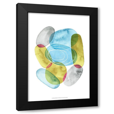 Sunlit Pebbles I Black Modern Wood Framed Art Print by Popp, Grace