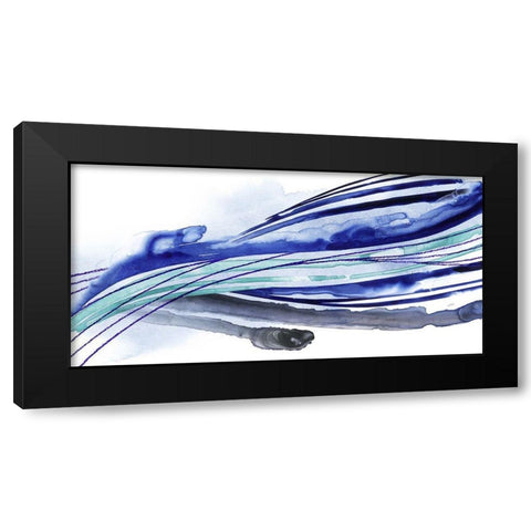 Wave Surge I Black Modern Wood Framed Art Print with Double Matting by Popp, Grace