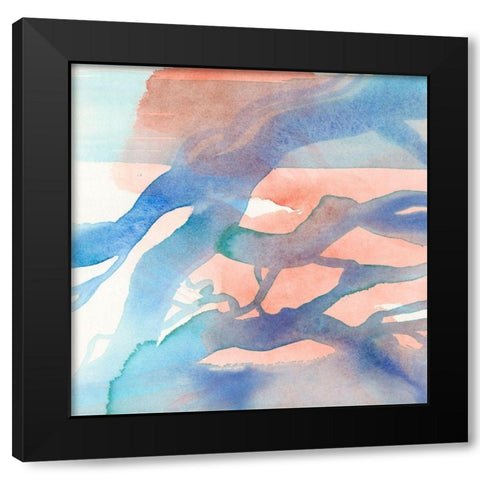 Suffusion I Black Modern Wood Framed Art Print with Double Matting by Douglas, Jamie