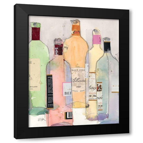 Moscato and the Others II Black Modern Wood Framed Art Print with Double Matting by Dixon, Samuel