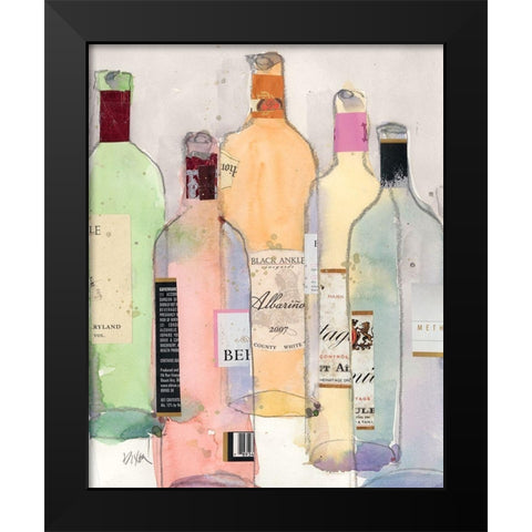 Moscato and the Others II Black Modern Wood Framed Art Print by Dixon, Samuel