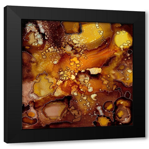 Chestnut Illumination II Black Modern Wood Framed Art Print with Double Matting by Moore, Regina
