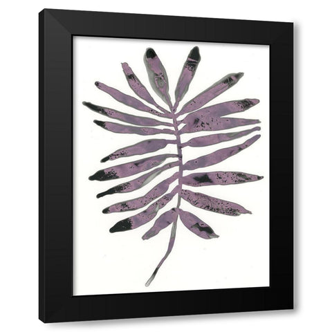 Foliage Fossil I Black Modern Wood Framed Art Print by Vess, June Erica