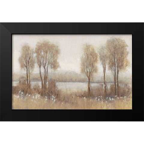 Rainy Afternoon II Black Modern Wood Framed Art Print by OToole, Tim