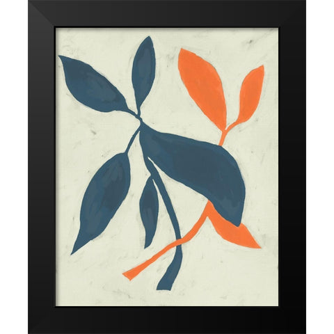 Tropic I Black Modern Wood Framed Art Print by Zarris, Chariklia