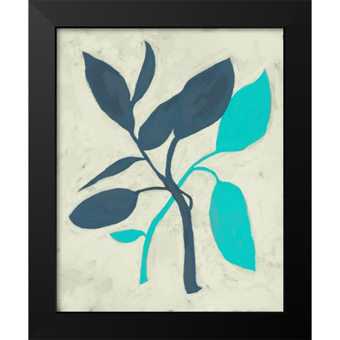 Tropic III Black Modern Wood Framed Art Print by Zarris, Chariklia