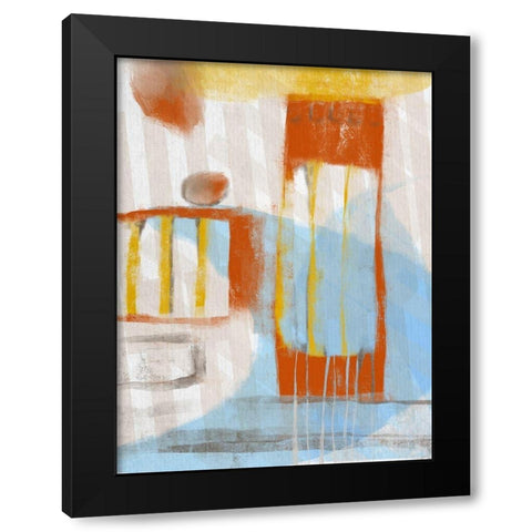 Calder III Black Modern Wood Framed Art Print with Double Matting by Deans, Karen