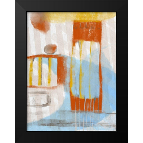 Calder III Black Modern Wood Framed Art Print by Deans, Karen