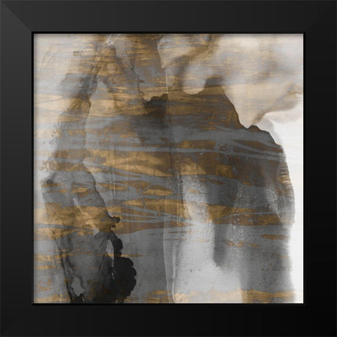 Surface IV Black Modern Wood Framed Art Print by Jasper, Sisa