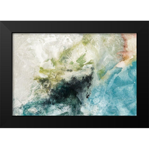 Experiment I Black Modern Wood Framed Art Print by Jasper, Sisa