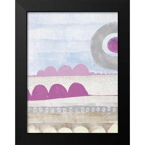 Pink Dream III Black Modern Wood Framed Art Print by Deans, Karen