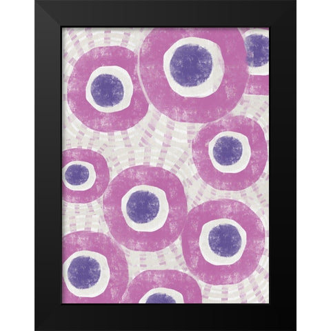 Pink Dream IV Black Modern Wood Framed Art Print by Deans, Karen