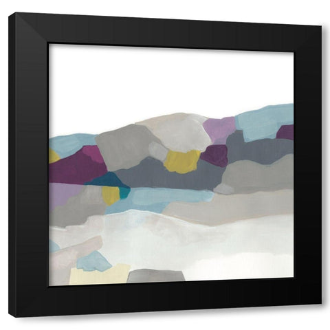 Valley Prism I Black Modern Wood Framed Art Print with Double Matting by Vess, June Erica