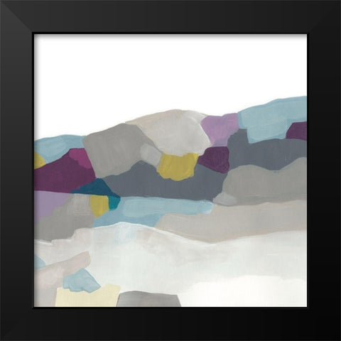 Valley Prism I Black Modern Wood Framed Art Print by Vess, June Erica