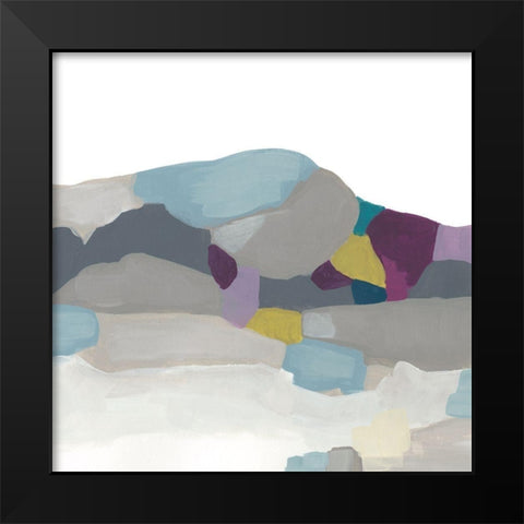 Valley Prism II Black Modern Wood Framed Art Print by Vess, June Erica