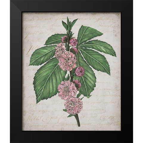 Floral Memory II Black Modern Wood Framed Art Print by Wang, Melissa