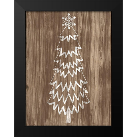 Barnwood Wonderland VIII Black Modern Wood Framed Art Print by Vess, June Erica