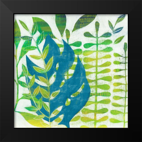 Emerald Amazon I Black Modern Wood Framed Art Print by Popp, Grace