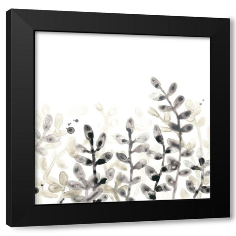 Liquid Stems III Black Modern Wood Framed Art Print with Double Matting by Vess, June Erica