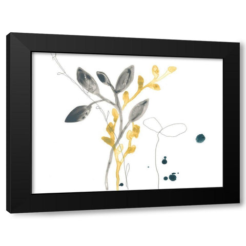 Navy Garden Inspiration III Black Modern Wood Framed Art Print with Double Matting by Vess, June Erica