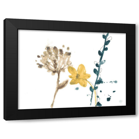 Navy Garden Inspiration IV Black Modern Wood Framed Art Print with Double Matting by Vess, June Erica
