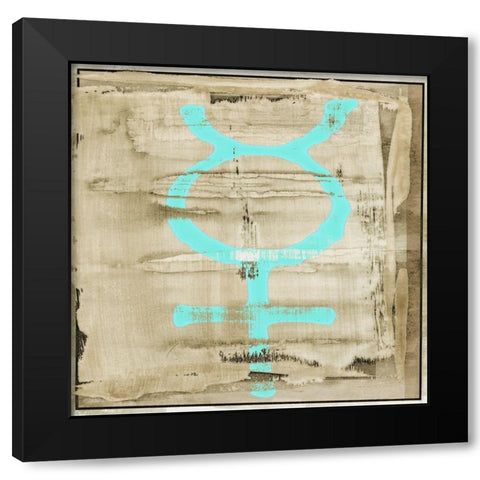 The Deities, Mercury Black Modern Wood Framed Art Print by Aryai, Sia