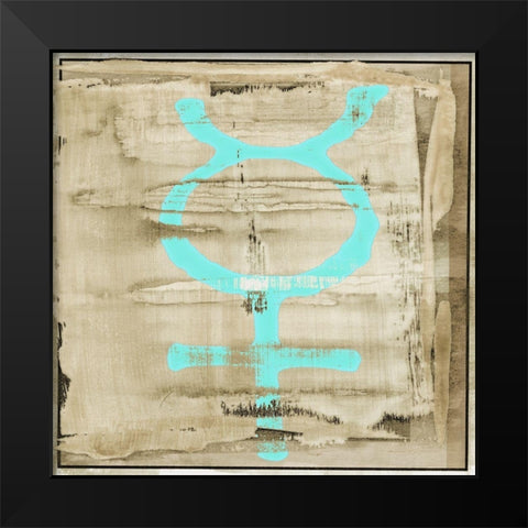 The Deities, Mercury Black Modern Wood Framed Art Print by Aryai, Sia