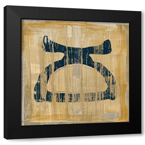 The Deities, Vulcan Black Modern Wood Framed Art Print by Aryai, Sia