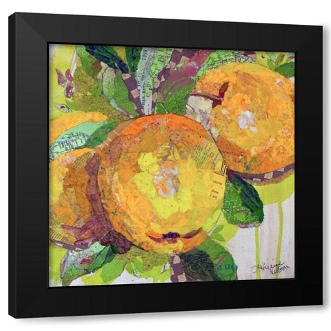 Natures Gold Black Modern Wood Framed Art Print by St. Hilaire, Elizabeth