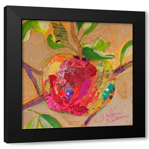 Wild Apple Black Modern Wood Framed Art Print by St. Hilaire, Elizabeth