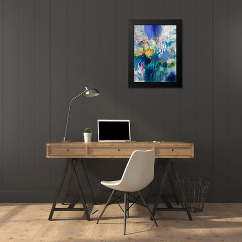 Ultramarine I Black Modern Wood Framed Art Print by Gardner, Jennifer
