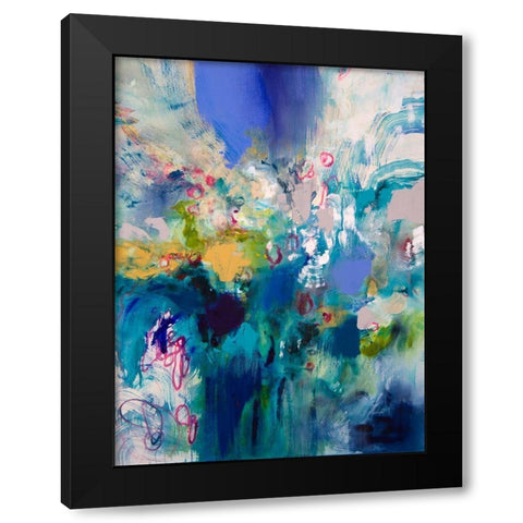 Ultramarine I Black Modern Wood Framed Art Print by Gardner, Jennifer