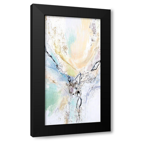 Seafoam Neutral I Black Modern Wood Framed Art Print by Gardner, Jennifer