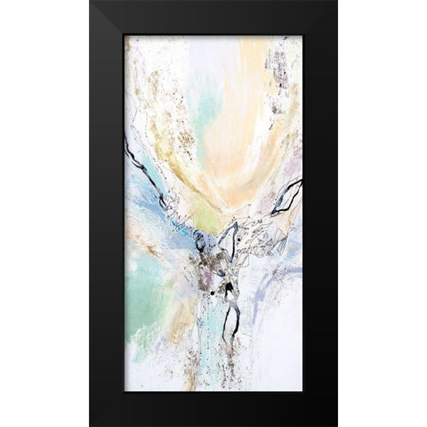 Seafoam Neutral I Black Modern Wood Framed Art Print by Gardner, Jennifer